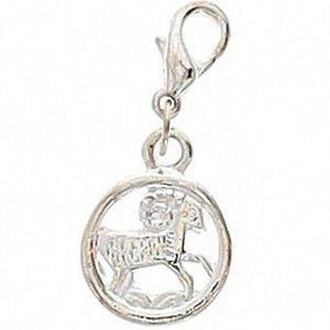 Last one! CAPRICORN charm dangle New silver Zodiac sign